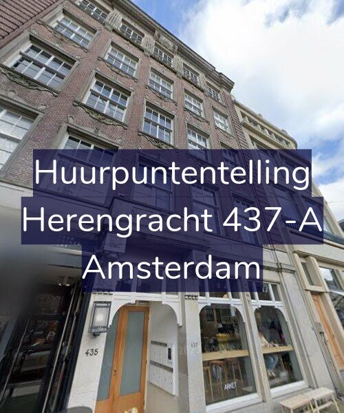 Foto gevel Huurpuntentelling voor Herengracht 437-A, Amsterdam
