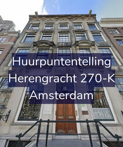 Foto gevel Huurpuntentelling voor Herengracht 270-K, Amsterdam