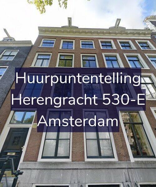 Foto gevel Huurpuntentelling voor Herengracht 530-E, Amsterdam