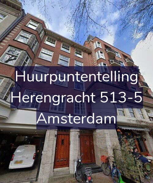 Foto gevel Huurpuntentelling voor Herengracht 513-5, Amsterdam