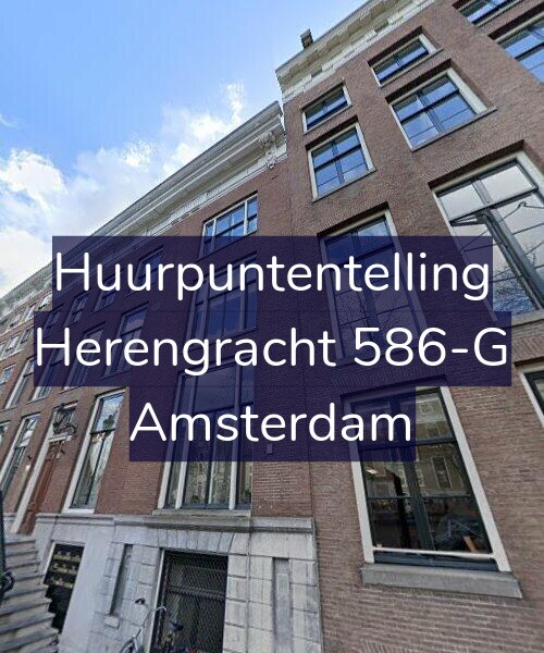 Foto gevel Huurpuntentelling voor Herengracht 586-G, Amsterdam