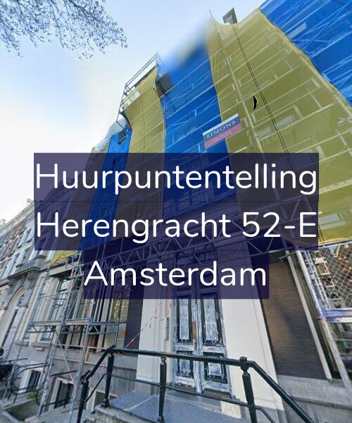 Foto gevel Huurpuntentelling voor Herengracht 52-E, Amsterdam