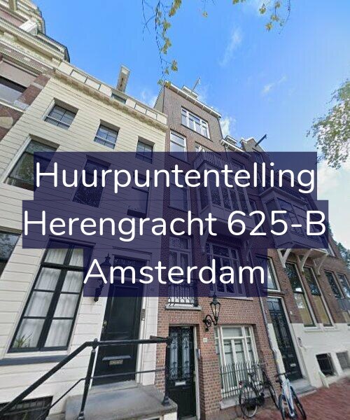 Foto gevel Huurpuntentelling voor Herengracht 625-B, Amsterdam