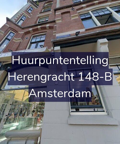 Foto gevel Huurpuntentelling voor Herengracht 148-B, Amsterdam