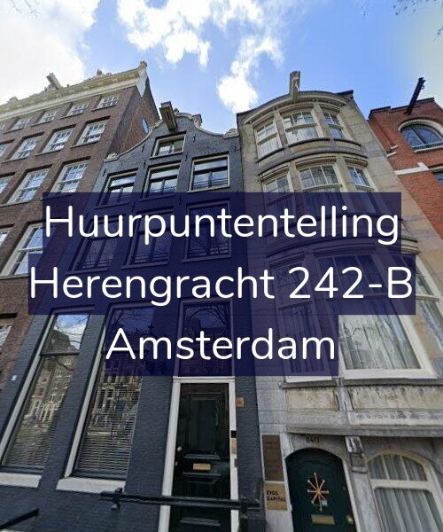 Foto gevel Huurpuntentelling voor Herengracht 242-B, Amsterdam