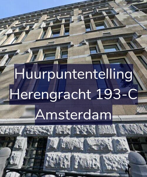 Foto gevel Huurpuntentelling voor Herengracht 193-C, Amsterdam