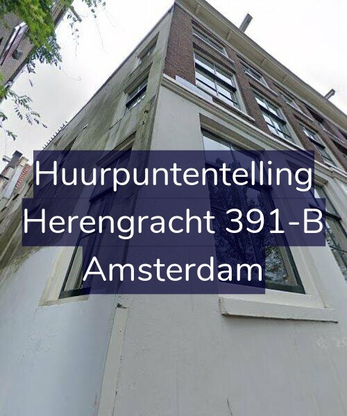 Foto gevel Huurpuntentelling voor Herengracht 391-B, Amsterdam