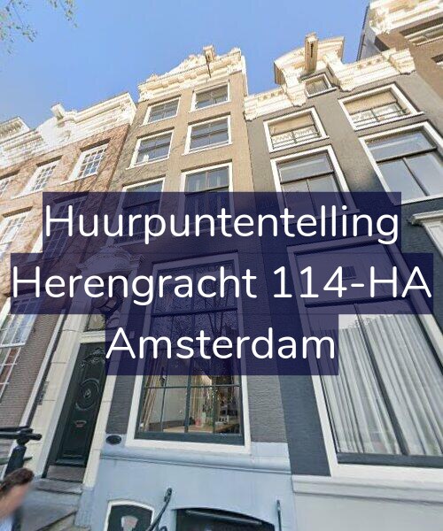 Foto gevel Huurpuntentelling voor Herengracht 114-HA, Amsterdam