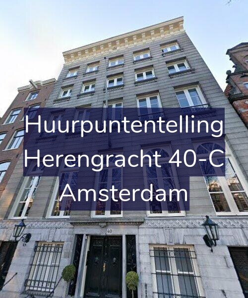 Foto gevel Huurpuntentelling voor Herengracht 40-C, Amsterdam