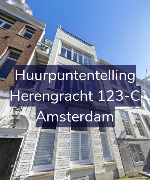 Foto gevel Huurpuntentelling voor Herengracht 123-C, Amsterdam