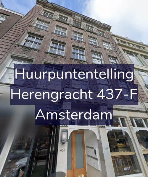 Foto gevel Huurpuntentelling voor Herengracht 437-F, Amsterdam
