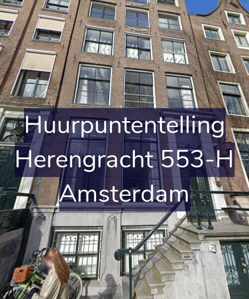 Foto gevel Huurpuntentelling voor Herengracht 553-H, Amsterdam