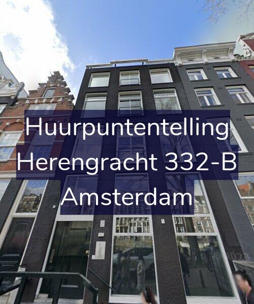 Foto gevel Huurpuntentelling voor Herengracht 332-B, Amsterdam