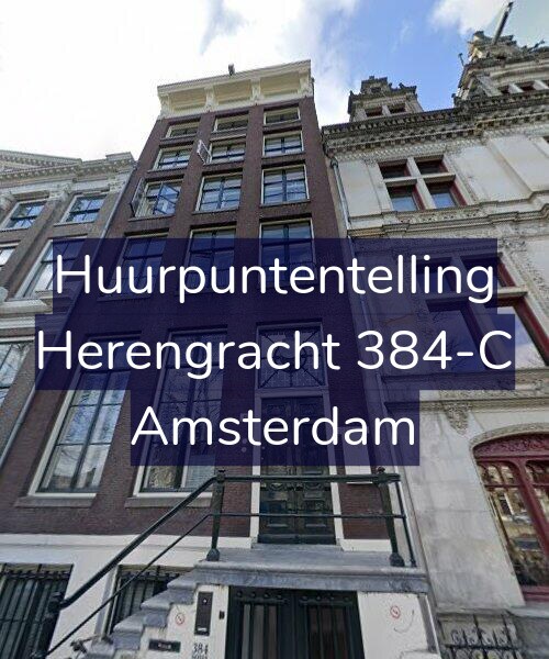 Foto gevel Huurpuntentelling voor Herengracht 384-C, Amsterdam