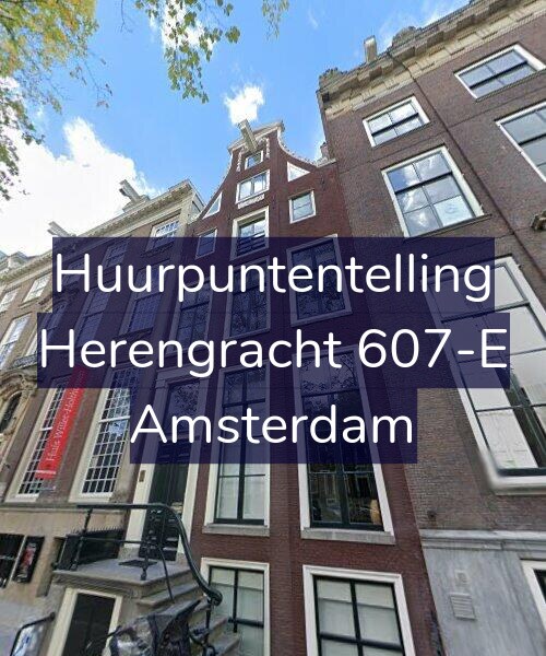 Foto gevel Huurpuntentelling voor Herengracht 607-E, Amsterdam