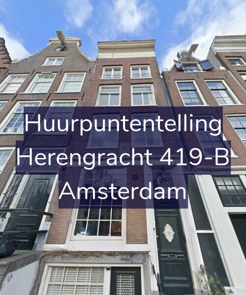 Foto gevel Huurpuntentelling voor Herengracht 419-B, Amsterdam
