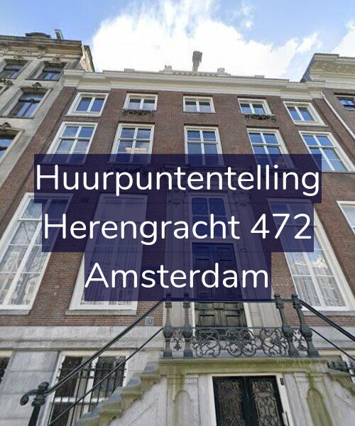 Foto gevel Huurpuntentelling voor Herengracht 472, Amsterdam