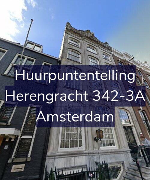 Foto gevel Huurpuntentelling voor Herengracht 342-3A, Amsterdam