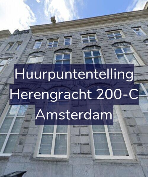 Foto gevel Huurpuntentelling voor Herengracht 200-C, Amsterdam