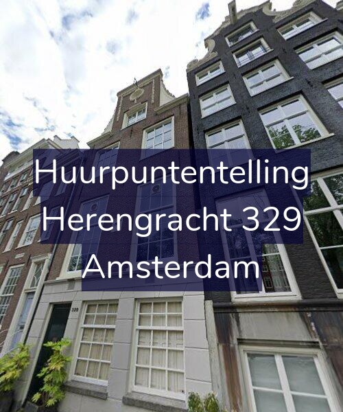 Foto gevel Huurpuntentelling voor Herengracht 329, Amsterdam