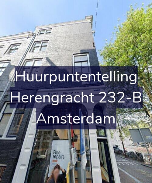 Foto gevel Huurpuntentelling voor Herengracht 232-B, Amsterdam
