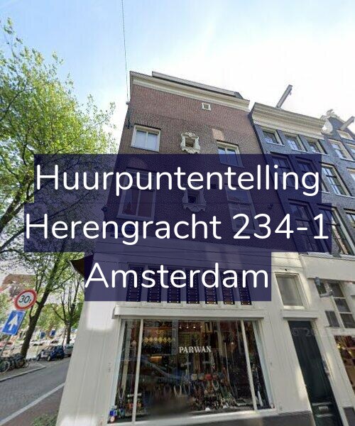 Foto gevel Huurpuntentelling voor Herengracht 234-1, Amsterdam