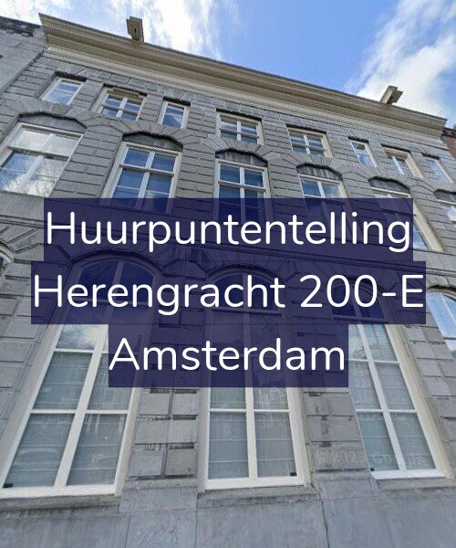 Foto gevel Huurpuntentelling voor Herengracht 200-E, Amsterdam