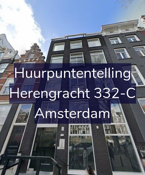 Foto gevel Huurpuntentelling voor Herengracht 332-C, Amsterdam