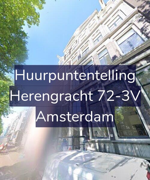 Foto gevel Huurpuntentelling voor Herengracht 72-3V, Amsterdam