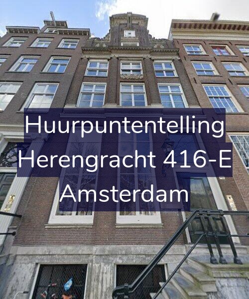 Foto gevel Huurpuntentelling voor Herengracht 416-E, Amsterdam