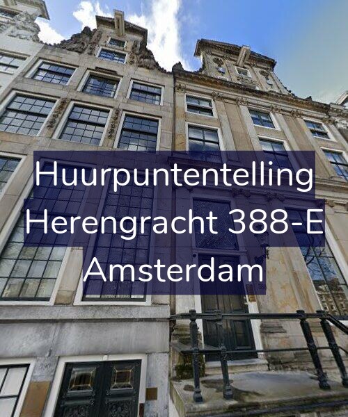 Foto gevel Huurpuntentelling voor Herengracht 388-E, Amsterdam