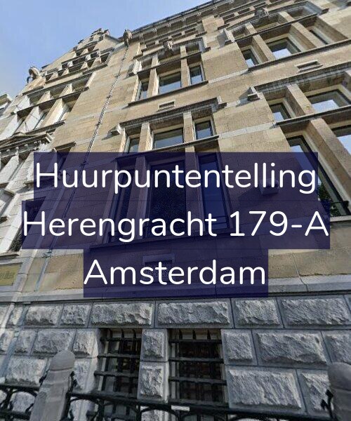 Foto gevel Huurpuntentelling voor Herengracht 179-A, Amsterdam