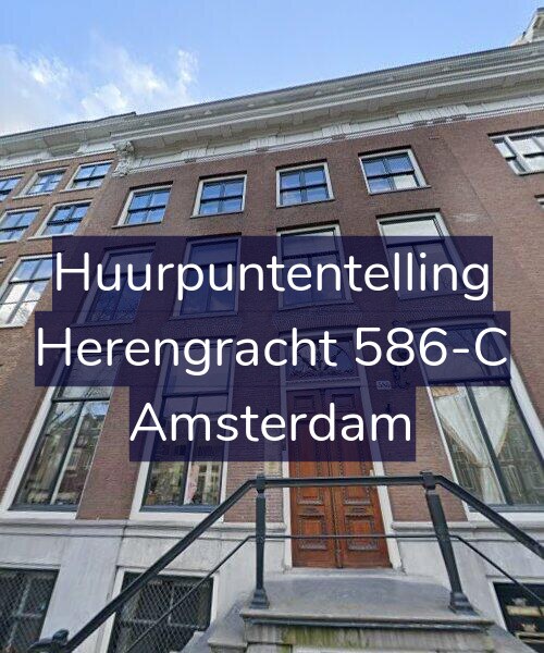 Foto gevel Huurpuntentelling voor Herengracht 586-C, Amsterdam