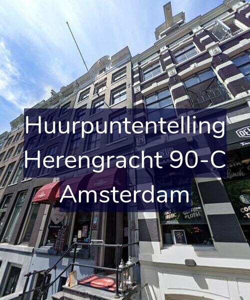 Foto gevel Huurpuntentelling voor Herengracht 90-C, Amsterdam