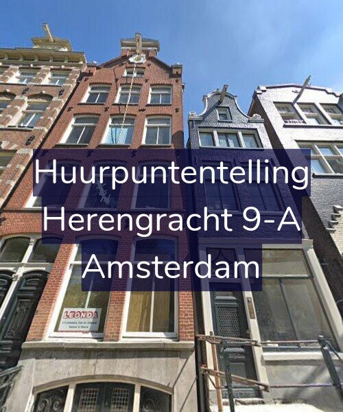 Foto gevel Huurpuntentelling voor Herengracht 9-A, Amsterdam