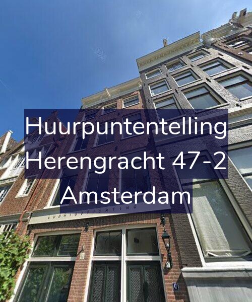Foto gevel Huurpuntentelling voor Herengracht 47-2, Amsterdam