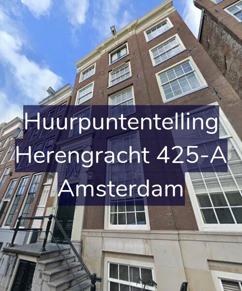 Foto gevel Huurpuntentelling voor Herengracht 425-A, Amsterdam