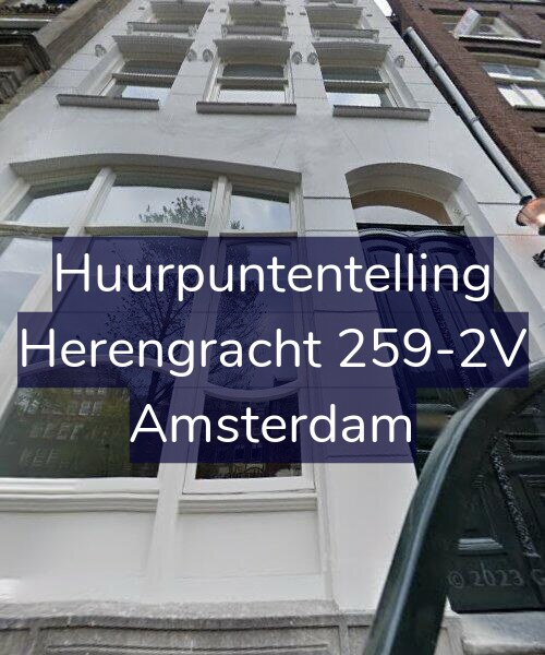 Foto gevel Huurpuntentelling voor Herengracht 259-2V, Amsterdam
