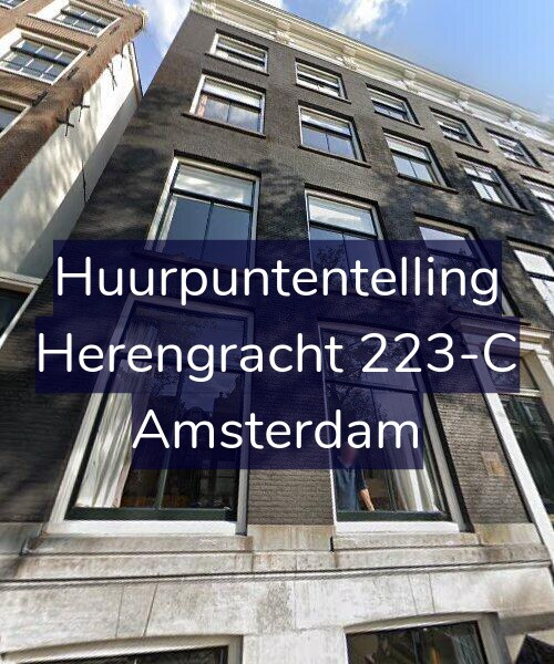 Foto gevel Huurpuntentelling voor Herengracht 223-C, Amsterdam