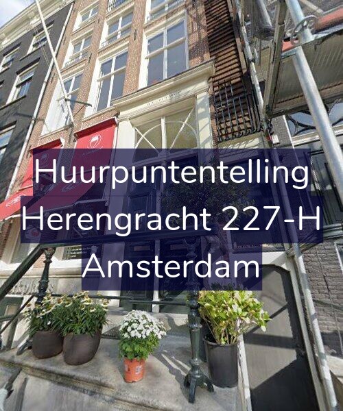 Foto gevel Huurpuntentelling voor Herengracht 227-H, Amsterdam