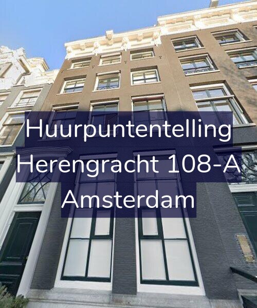 Foto gevel Huurpuntentelling voor Herengracht 108-A, Amsterdam