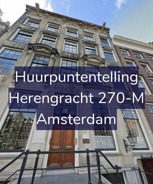 Foto gevel Huurpuntentelling voor Herengracht 270-M, Amsterdam