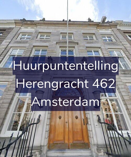 Foto gevel Huurpuntentelling voor Herengracht 462, Amsterdam