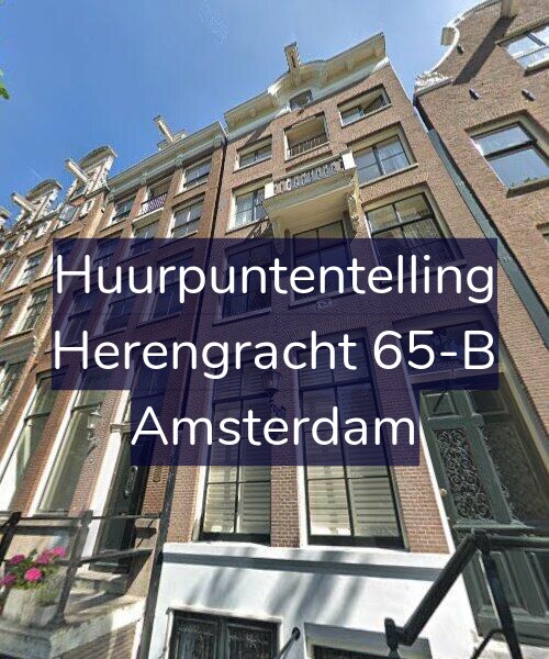Foto gevel Huurpuntentelling voor Herengracht 65-B, Amsterdam