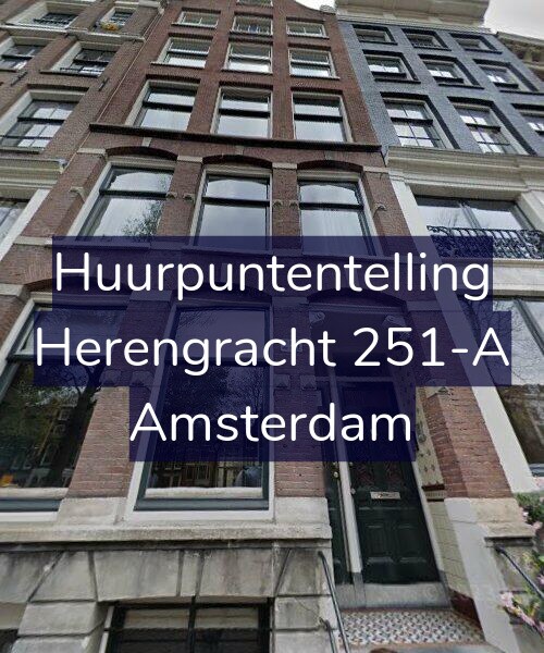 Foto gevel Huurpuntentelling voor Herengracht 251-A, Amsterdam