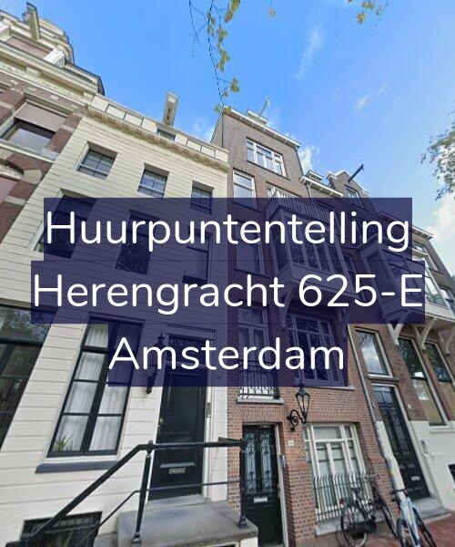 Foto gevel Huurpuntentelling voor Herengracht 625-E, Amsterdam