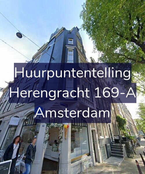Foto gevel Huurpuntentelling voor Herengracht 169-A, Amsterdam
