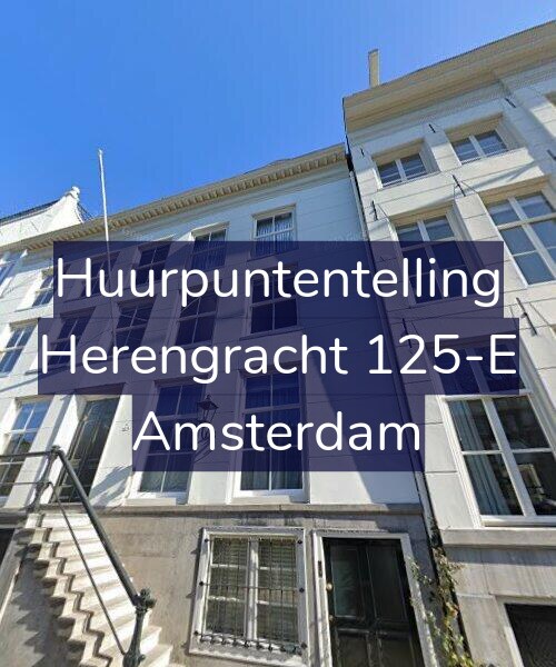 Foto gevel Huurpuntentelling voor Herengracht 125-E, Amsterdam
