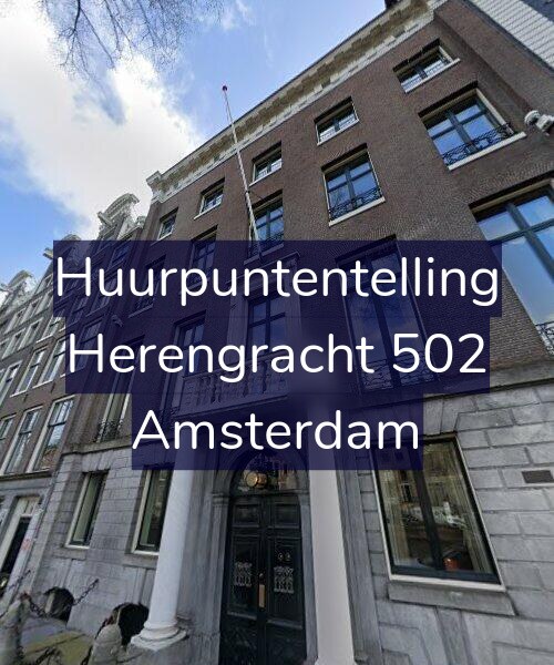 Foto gevel Huurpuntentelling voor Herengracht 502, Amsterdam