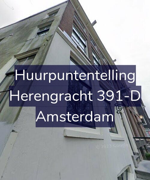 Foto gevel Huurpuntentelling voor Herengracht 391-D, Amsterdam